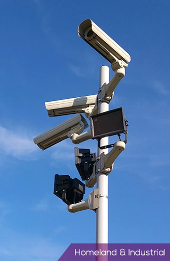Homeland industrial security cameras
