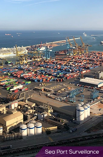 Seaport drone surveillance