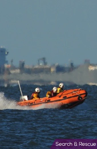 Search and rescue helicopter operation
